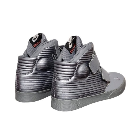 Nike Flystepper 2K3 Metallic Cool Grey Silver 644576-098 Men\'s Sneakers 10.5 NEW main image 6